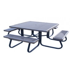CS4SJCA Child Size Square Picnic Table 48 inch Aluminum Plank