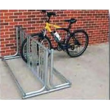 J Style Bike Rack 8 Foot Coated 14 Space