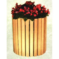 WSRP2618RP Windsor Select Round Planter 26x18 Recycled Plank